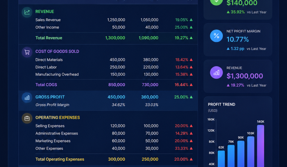 Profit and Loss Statement